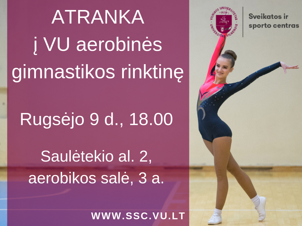 atranka aerobikos rinktinė