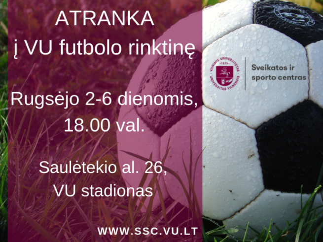 atranka futbolas