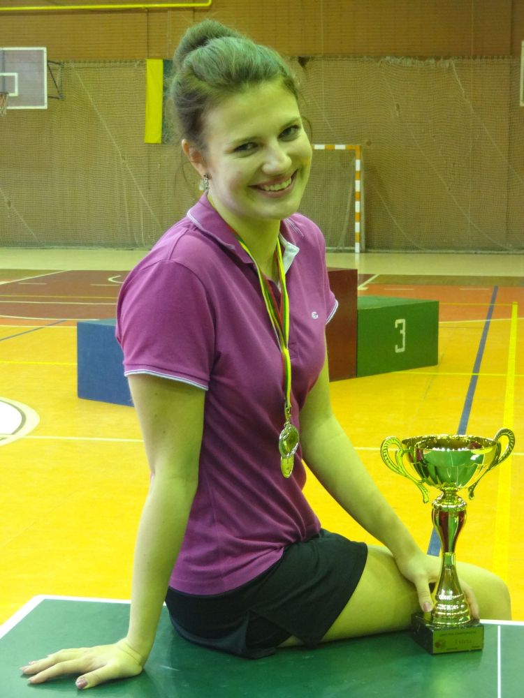 Ieva Venslavičiūtė nepralaimėjusi nei vieno susitikimo po metų pertraukos tapo Lietuvos čempione. M. Tamulionytės nuotr. 