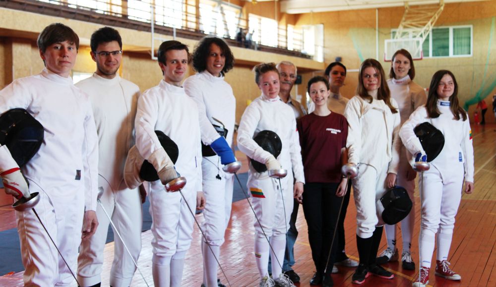 Universiteto fechtuotojai Lietuvos studentų čempionais tapo devintus metus iš eilės. SSC archyvo nuotrauka.