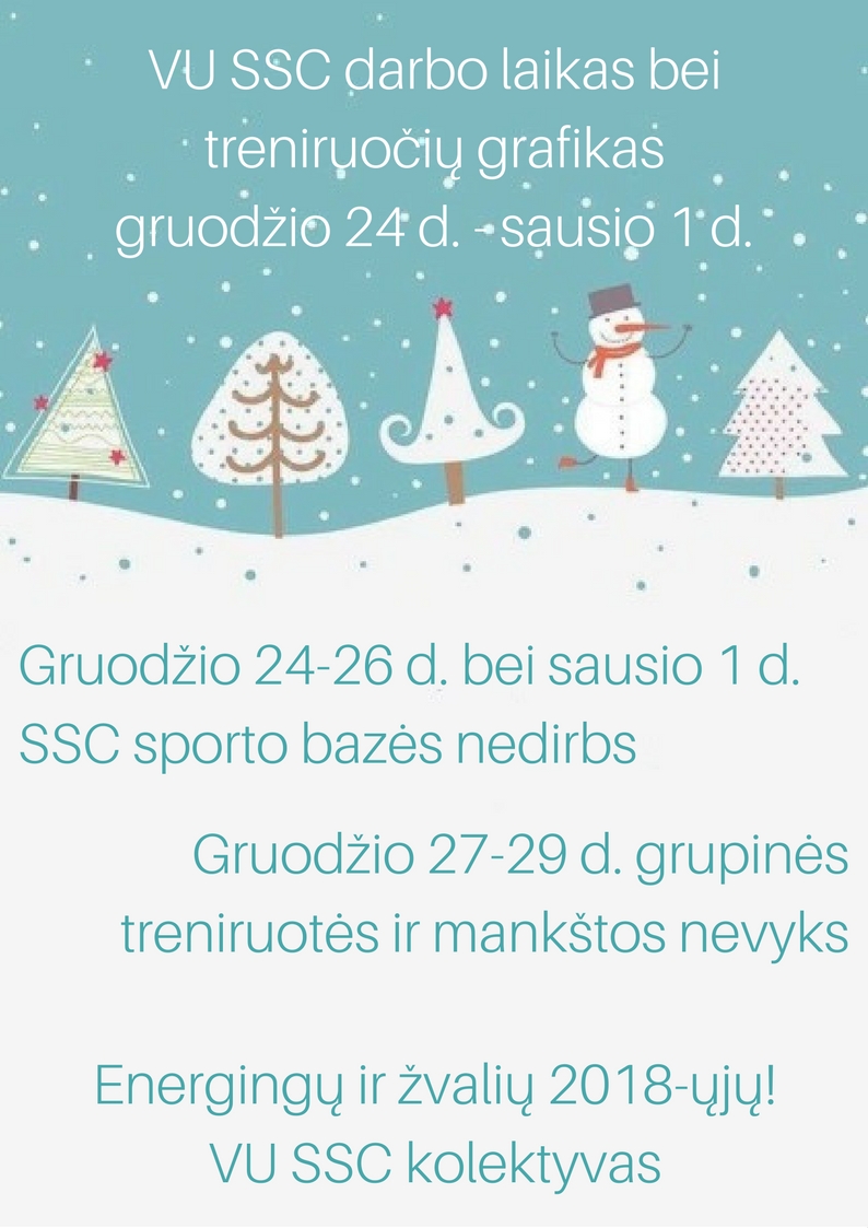 VUSSC darbo laikas sventinis