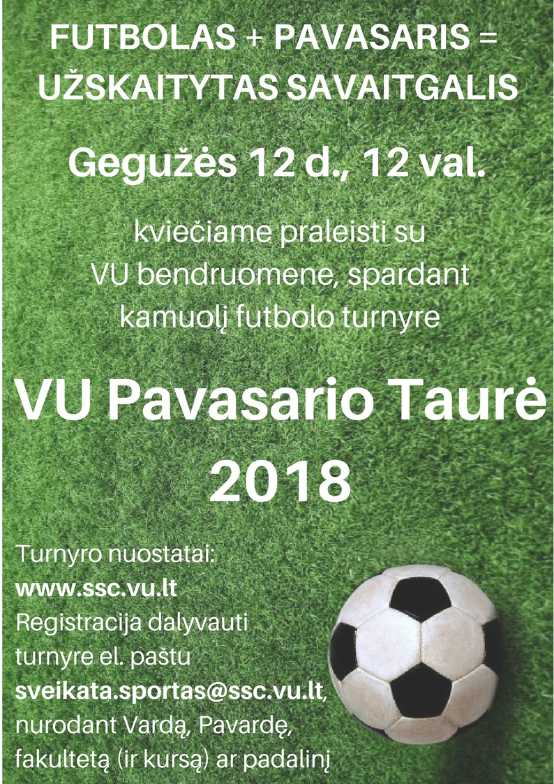VU pavasario taure
