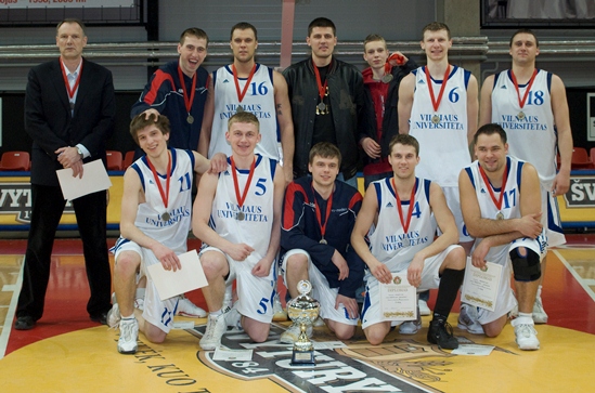 VU vyrų krepšinio rinktinė buvo deleguota į Lietuvos miestų krepšinio lygų čempionatą