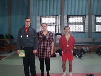 Varžybų prizininkai (iš kairės): D. Jasas, D. Olencevičiūtė, T. Mazgeika