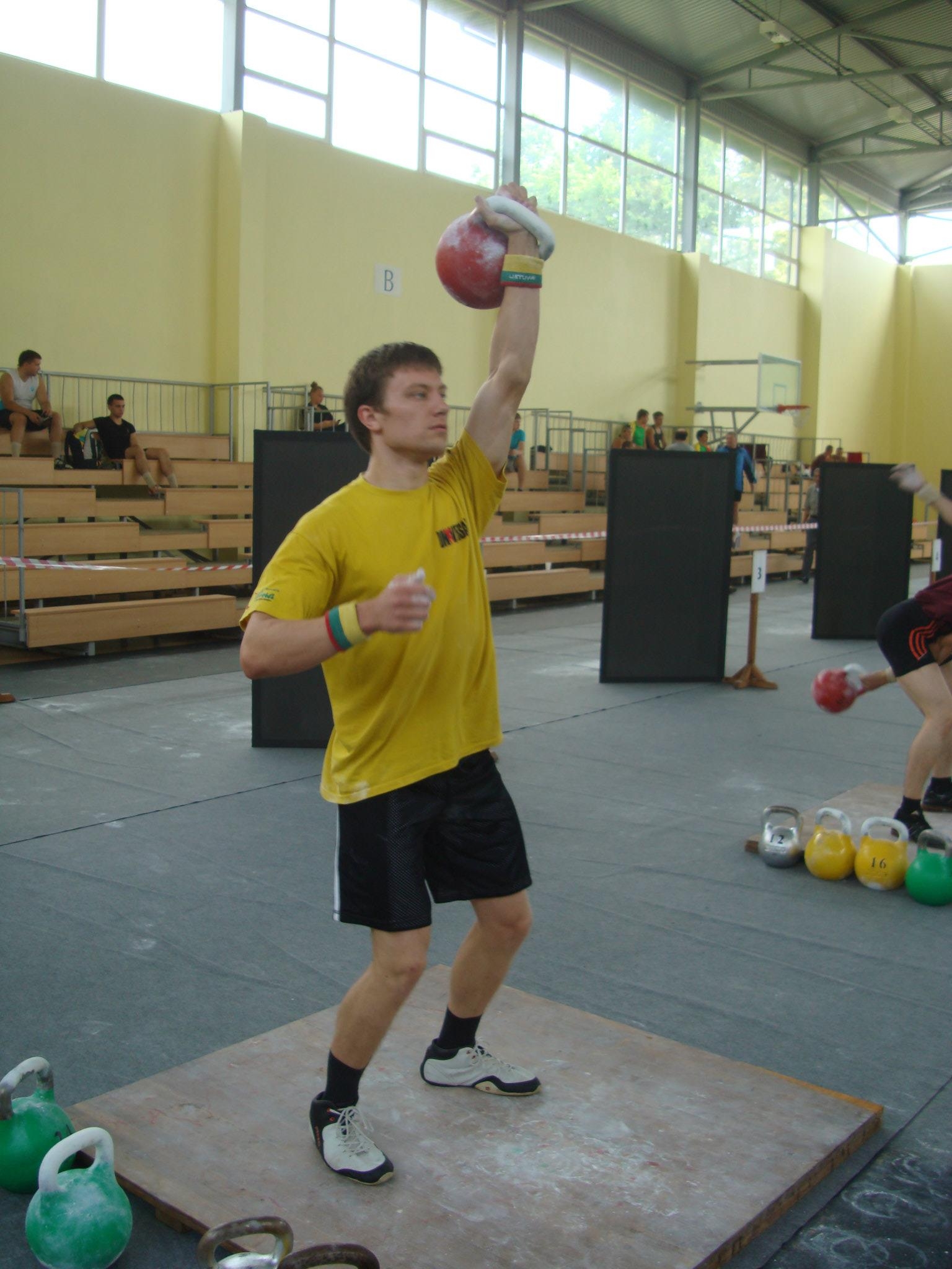 Marius Morkūnas pakartojo Lietuvos sporto meistro rezultatą. M. Jaro nuotrauka. 