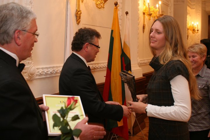 Lina Šaltytė kiekvienais metais patenka į geriausiųjų universiteto sportininkų gretas. A. Jarušaičio nuotr.